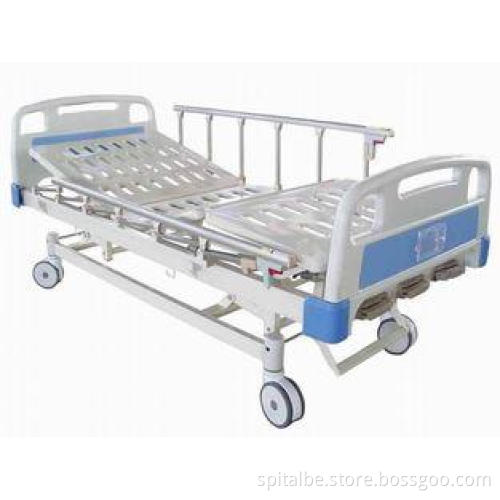 Three Function Crank Manual Hospital Beds Footrest Lift 40,